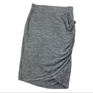 GREY Scrunch stretch skirt / body-con skirt